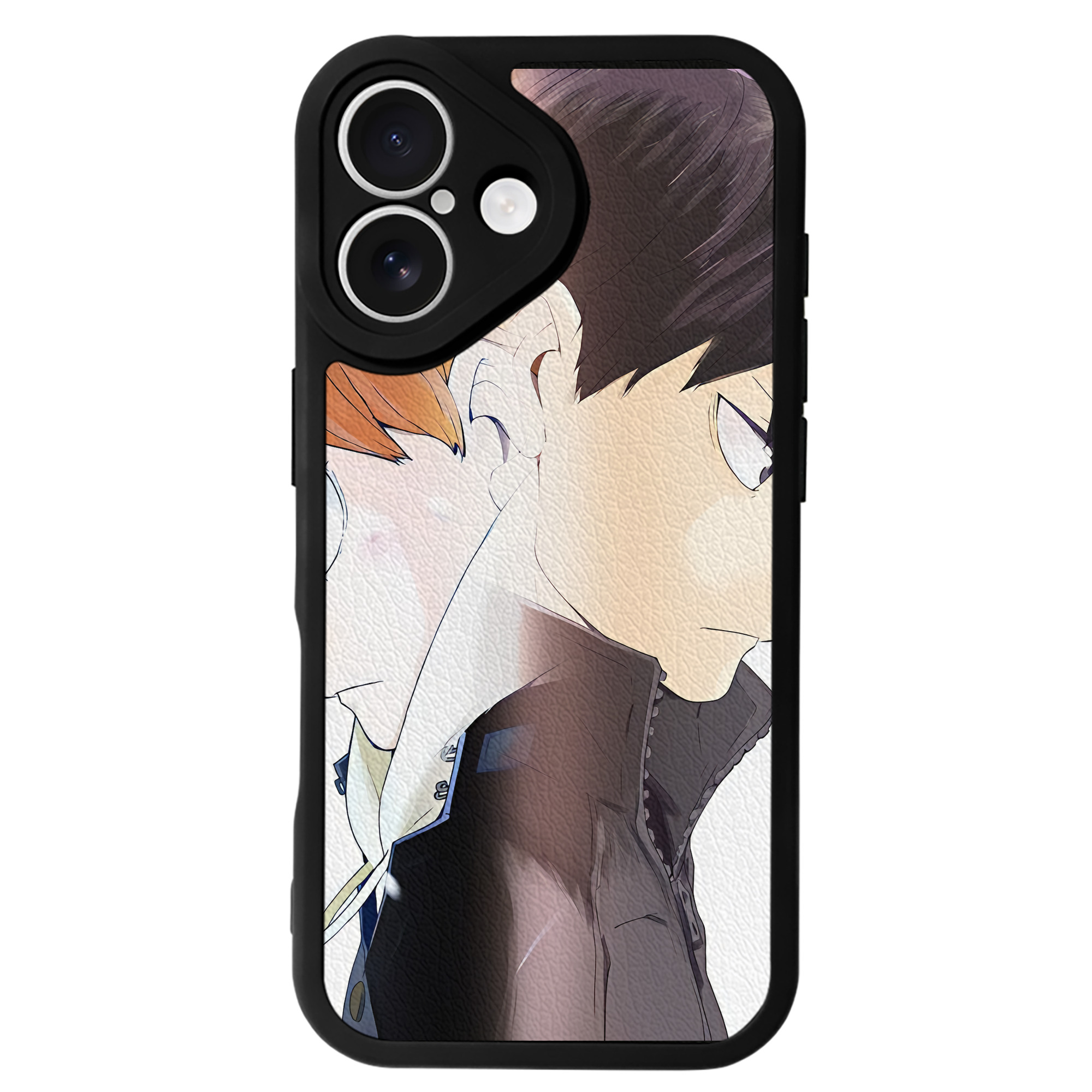 （画像用） ハイキュー!! Haikyu!! 【iPhone 16シリーズ対応】シリコンスマホケース（レザー調） 材質：シリコン